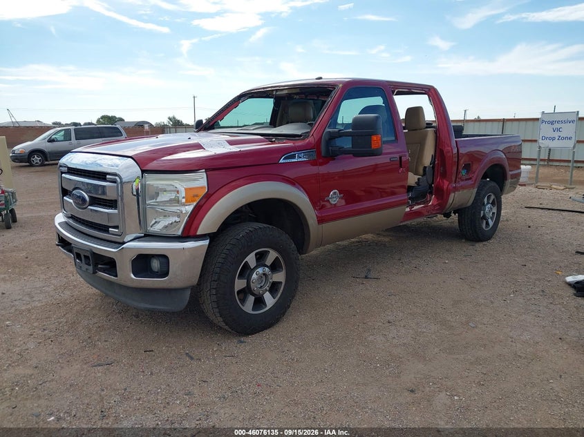 Vin: 1ft7w2bt1eea30246, lot: 46575682, ford f-250 lariat 20142
