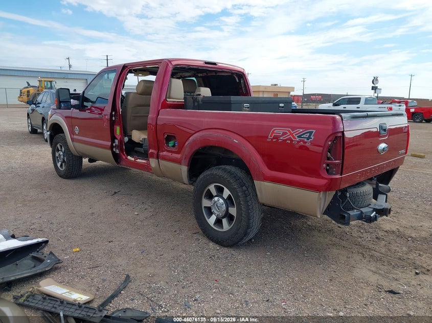 Vin: 1ft7w2bt1eea30246, lot: 46575682, ford f-250 lariat 20143