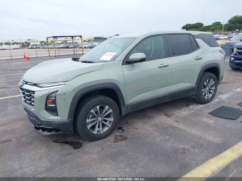 Vin: 3gnaxheg2sl132422, lot: 46575731, chevrolet equinox fwd lt 20252