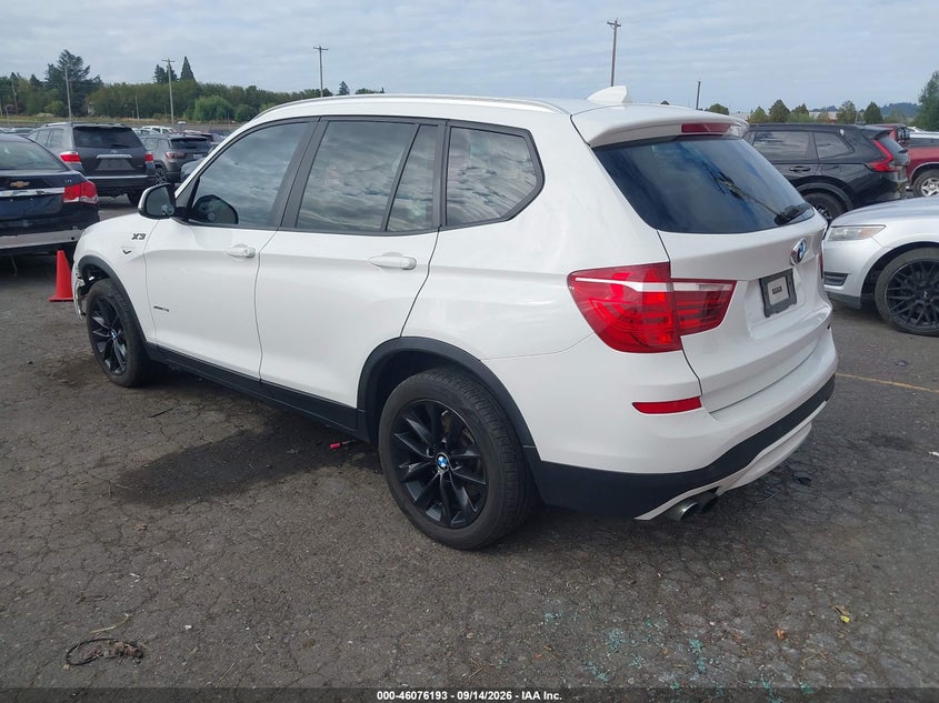 Vin: 5uxwx9c50g0d74511, lot: 46575740, bmw x3 xdrive28i 20163