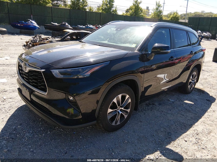 Vin: 5tdkdrbh8ps038541, lot: 46575773, toyota highlander xle 20232