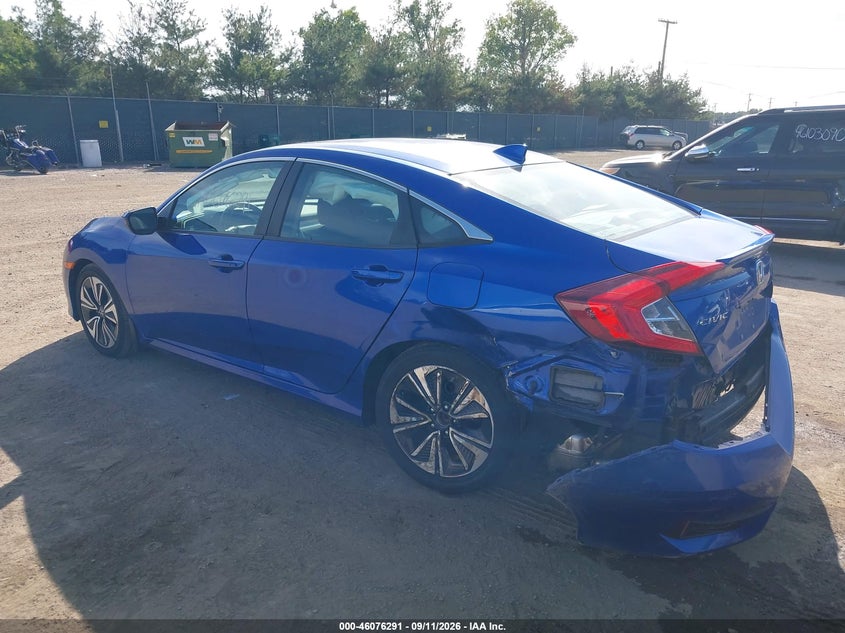 Vin: 2hgfc1f37jh644103, lot: 46575838, honda civic ex-t 20183