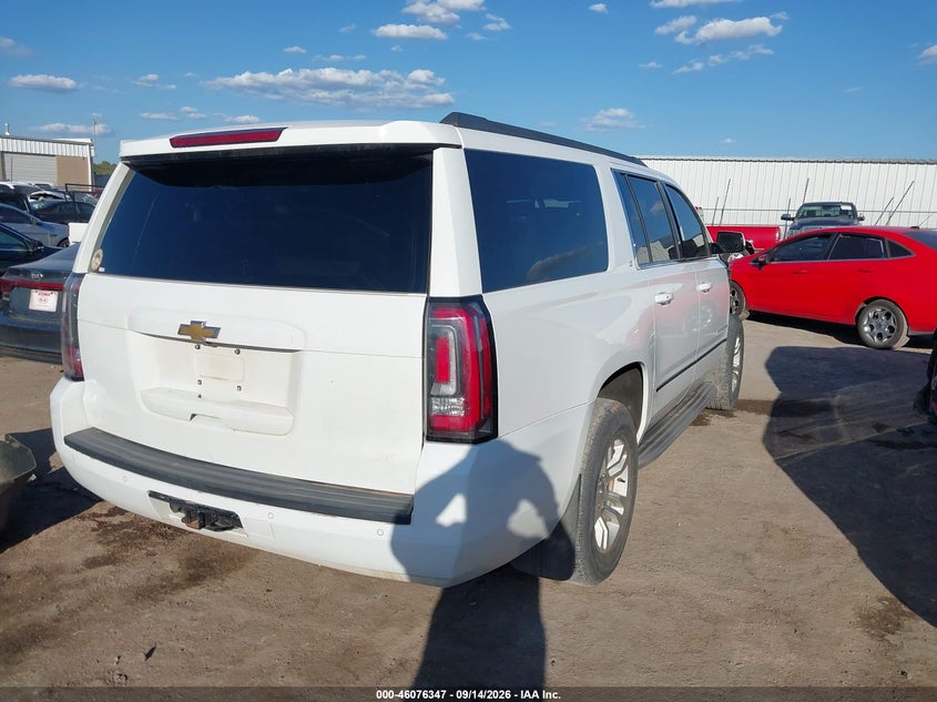 Vin: 1gnskjkc6fr185456, lot: 46575893, chevrolet suburban 1500 lt 20154