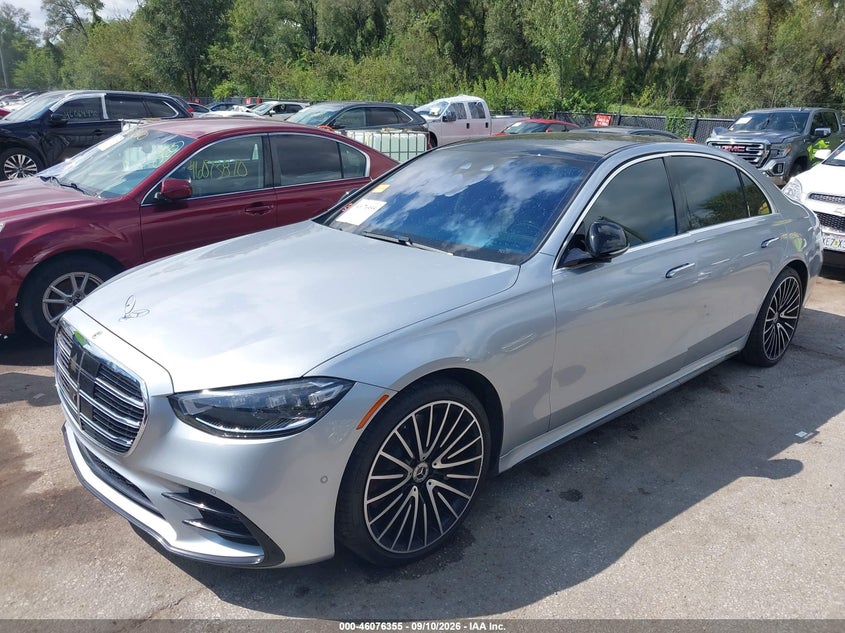 Vin: w1k6g7gb2na165979, lot: 46575902, mercedes-benz s 580 4matic 20222