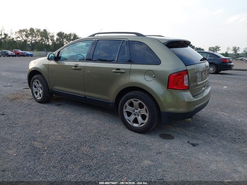 Vin: 2fmdk4jc9dbc44239, lot: 46575954, ford edge sel 20133