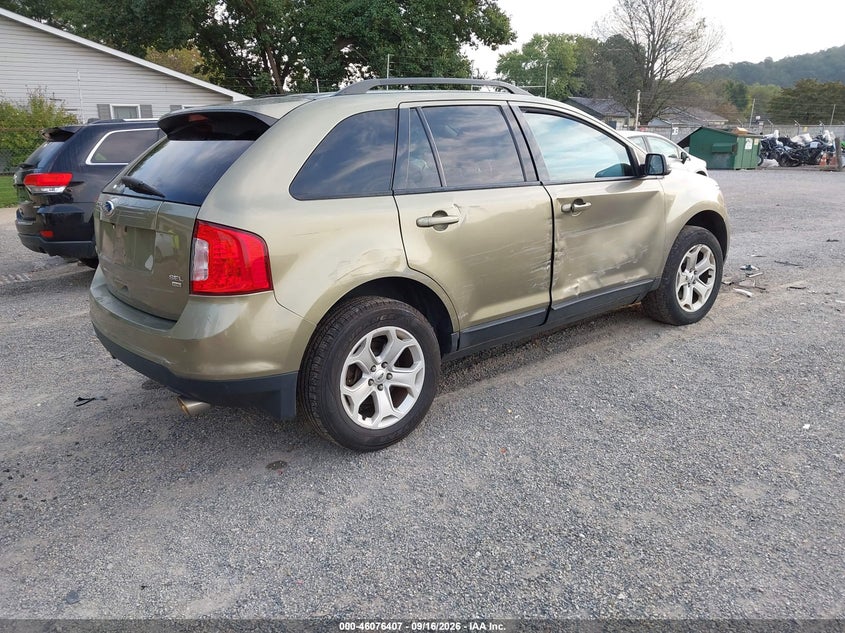 Vin: 2fmdk4jc9dbc44239, lot: 46575954, ford edge sel 20134