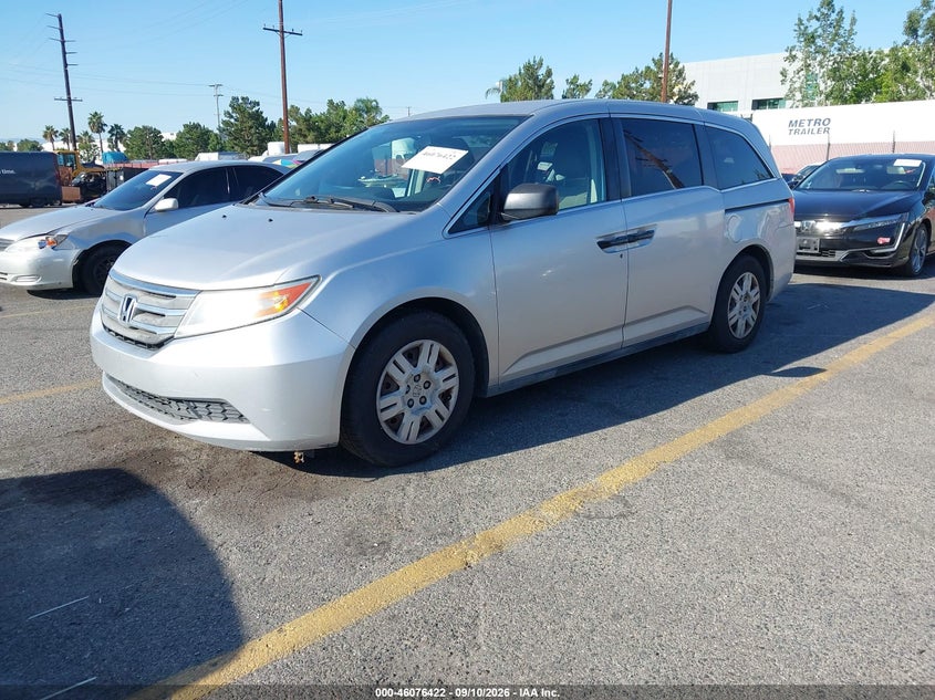 Vin: 5fnrl5h29db050288, lot: 46575969, honda odyssey lx 20132