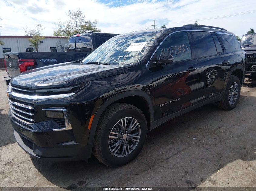 Vin: 1gnergrs7sj187654, lot: 46576000, chevrolet traverse fwd lt 20252