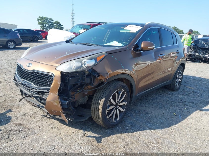 Vin: kndpn3ac0h7260685, lot: 46576014, kia sportage ex 20172