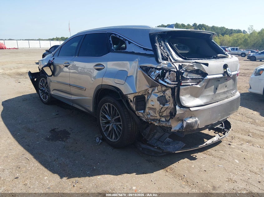 Vin: jtjdgkca4k2008040, lot: 46576025, lexus rx 450hl premium 20193