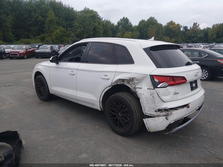 Vin: wa1anafy8j2115339, lot: 46576054, audi q5 2.0t premium/2.0t tech premium 20183