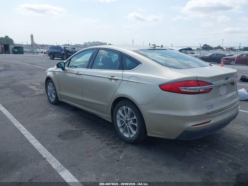 Vin: 3fa6p0hd0kr203525, lot: 46576073, ford fusion se 20193