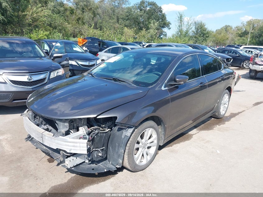 Vin: 1c3cccab7fn539804, lot: 46576076, chrysler 200 limited 20152