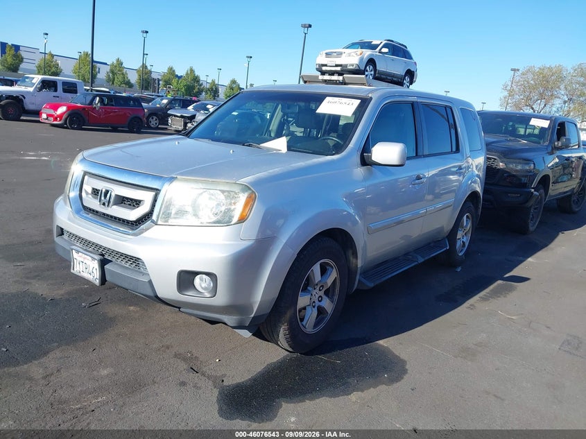 2009 Honda Pilot Ex-L, Right Side, IAAI, VIN 5FNYF38529B022910 — photo 2