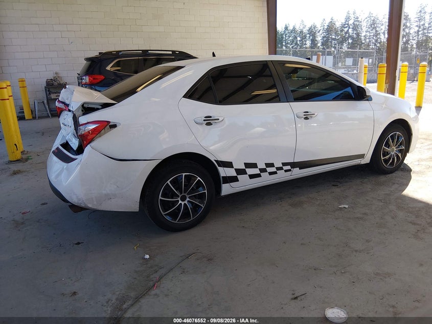 Vin: 5yfburhe0ep103501, lot: 46576099, toyota corolla le 20144
