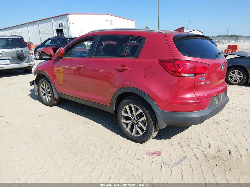 Vin: kndpb3ac0f7696202, lot: 46576131, kia sportage lx 20153