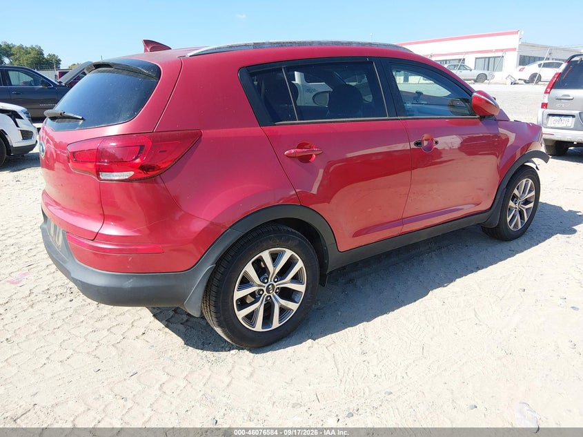 Vin: kndpb3ac0f7696202, lot: 46576131, kia sportage lx 20154