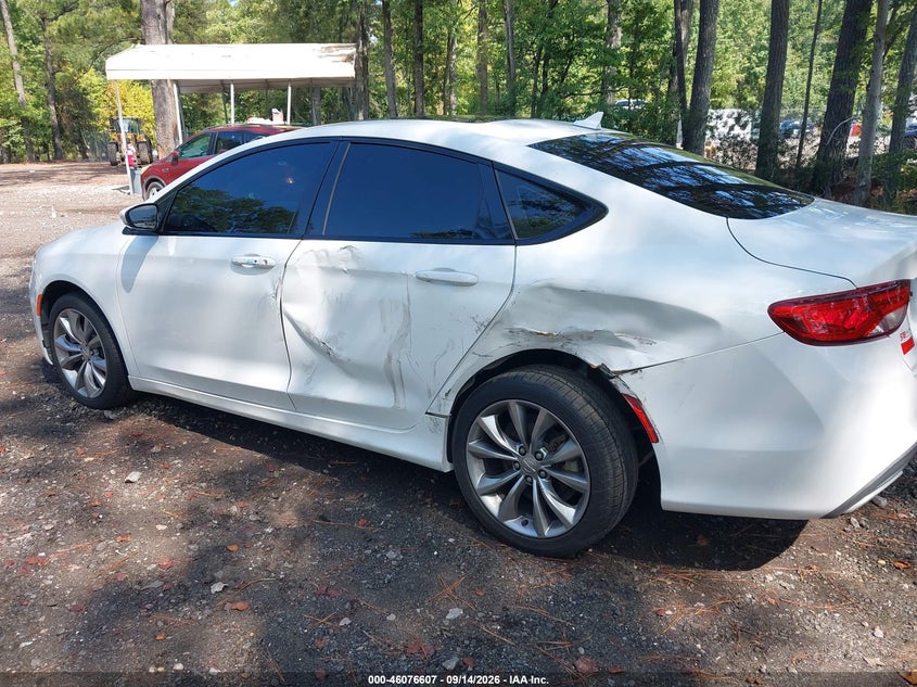 Vin: 1c3cccbg6fn672919, lot: 46576154, chrysler 200 s 20153