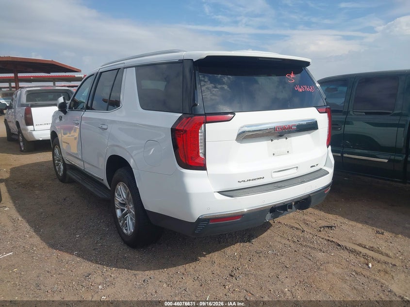 Vin: 1gks1bkd7mr205855, lot: 46576178, gmc yukon 2wd slt 20213