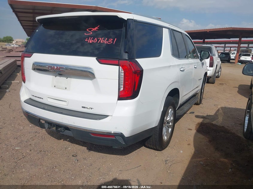 Vin: 1gks1bkd7mr205855, lot: 46576178, gmc yukon 2wd slt 20214