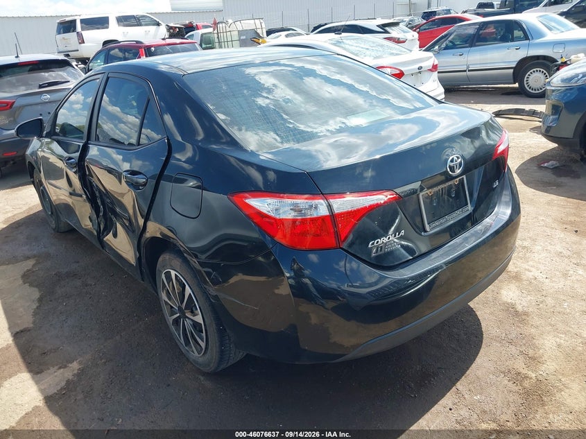 Vin: 5yfburhe0gp397288, lot: 46576184, toyota corolla le 20163