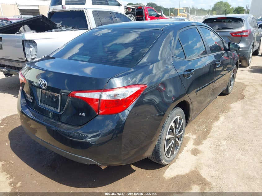 Vin: 5yfburhe0gp397288, lot: 46576184, toyota corolla le 20164
