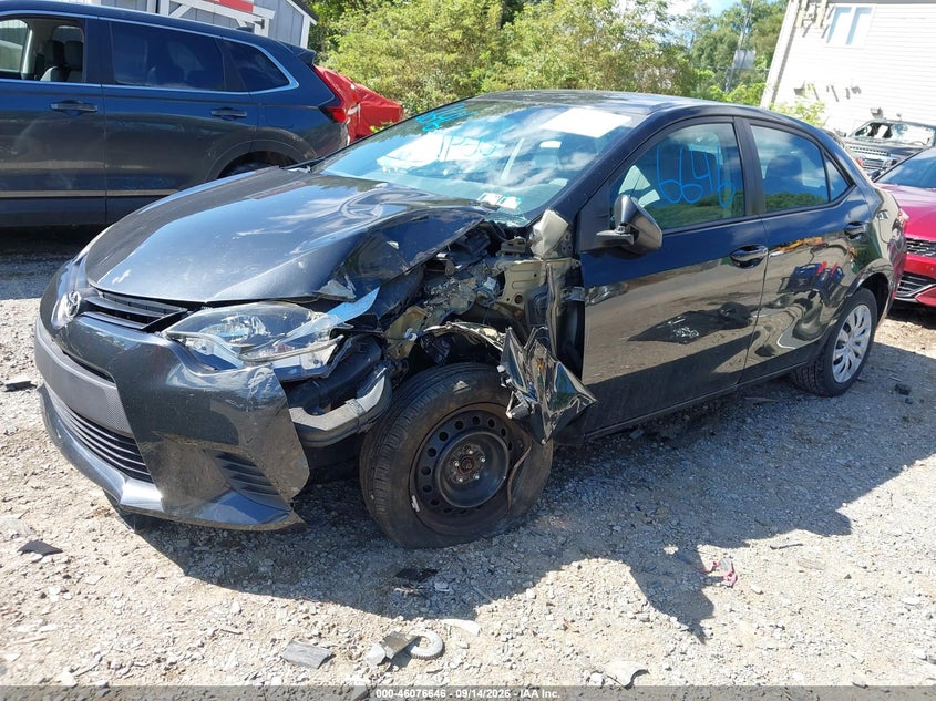 Vin: 5yfburhe4ep137201, lot: 46576193, toyota corolla le 20142