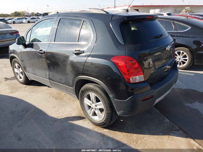 Vin: kl7cjlsb6gb658198, lot: 46576204, chevrolet trax lt 20163