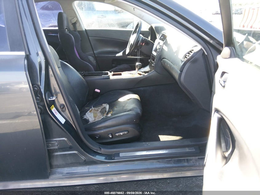 LEXUS IS 250 2008 VIN JTHBK262182078907