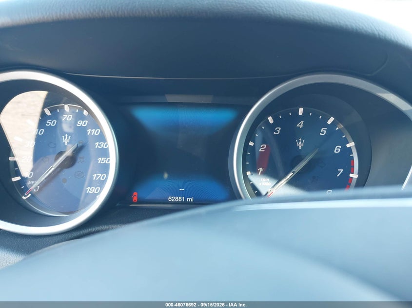 MASERATI GHIBLI 2017 VIN ZAM57RTA1H1213275