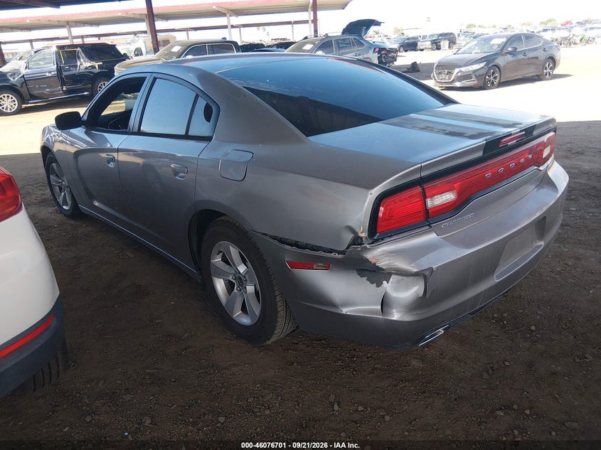 Vin: 2c3cdxbg0eh283530, lot: 46576248, dodge charger se 20143