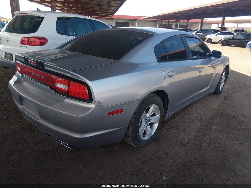 Vin: 2c3cdxbg0eh283530, lot: 46576248, dodge charger se 20144
