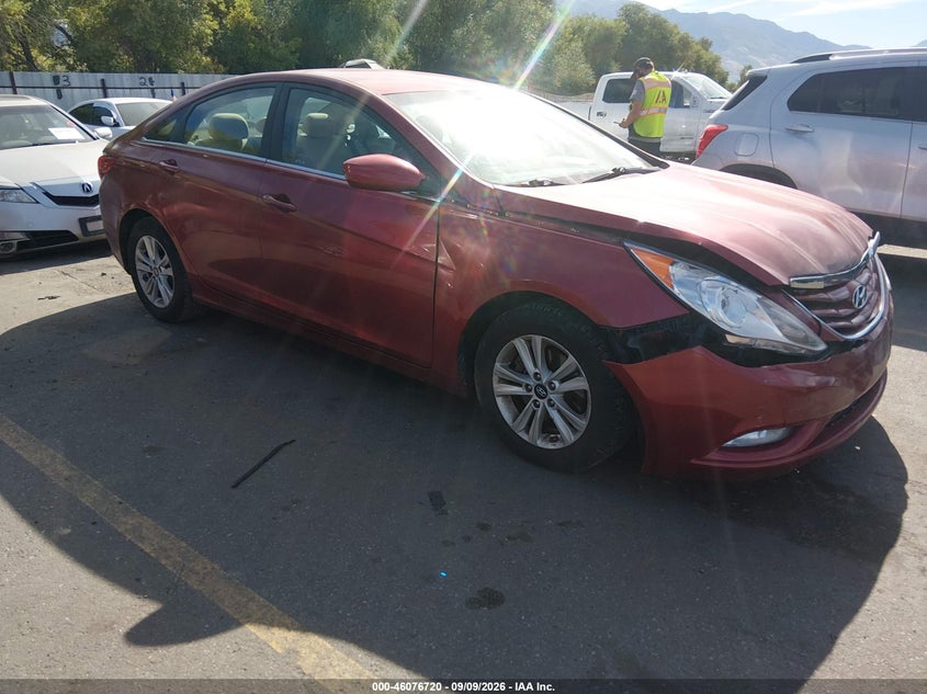 2013 Hyundai Sonata Gls, Front, IAAI, VIN 5NPEB4ACXDH710788