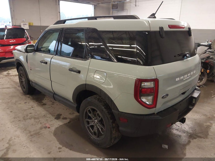 Vin: 3fmcr9b64mrb34231, lot: 46576276, ford bronco sport big bend 20213