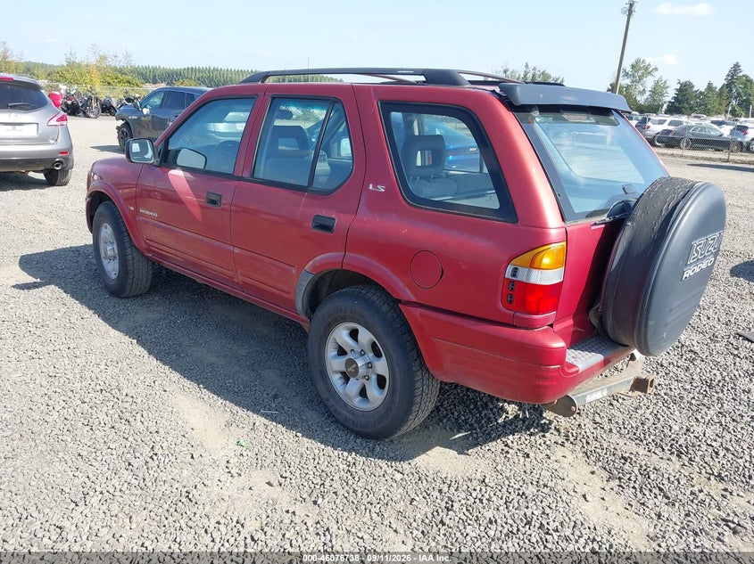 ISUZU RODEO 1999 VIN 4S2CM58W5X4305900