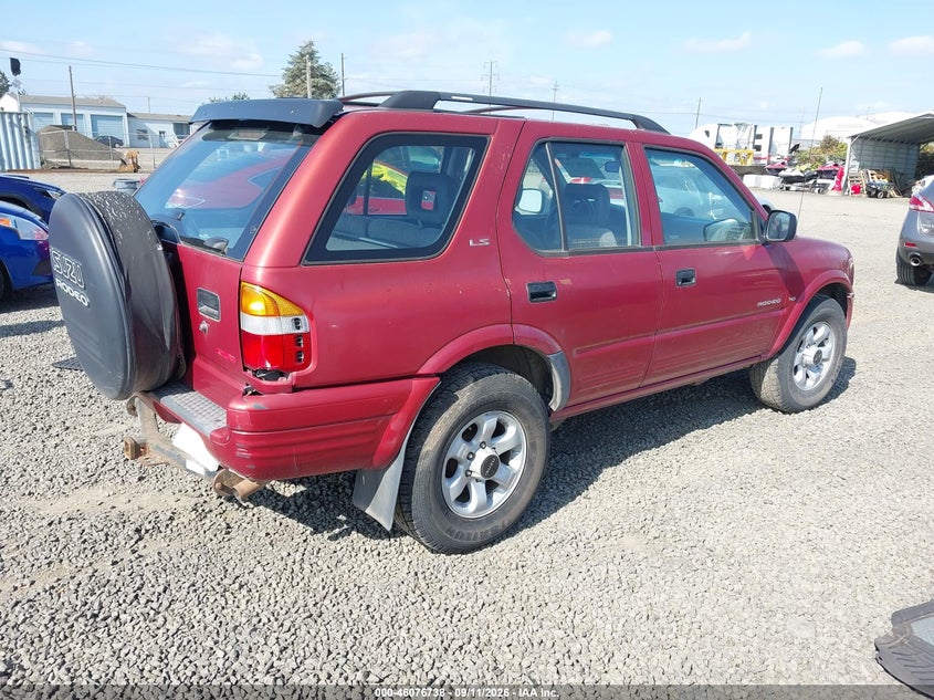 1999 ISUZU RODEO auction photo 4