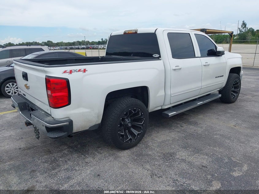 Vin: 3gcukrec4fg374019, lot: 46576289, chevrolet silverado 1500 lt 20154