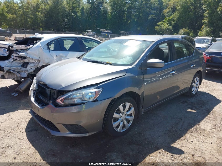 Vin: 3n1ab7ap3hy252817, lot: 46576324, nissan sentra s 20172