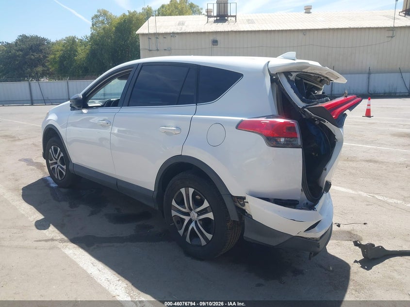 Vin: 2t3zfrev3jw454500, lot: 46576341, toyota rav4 le 20183