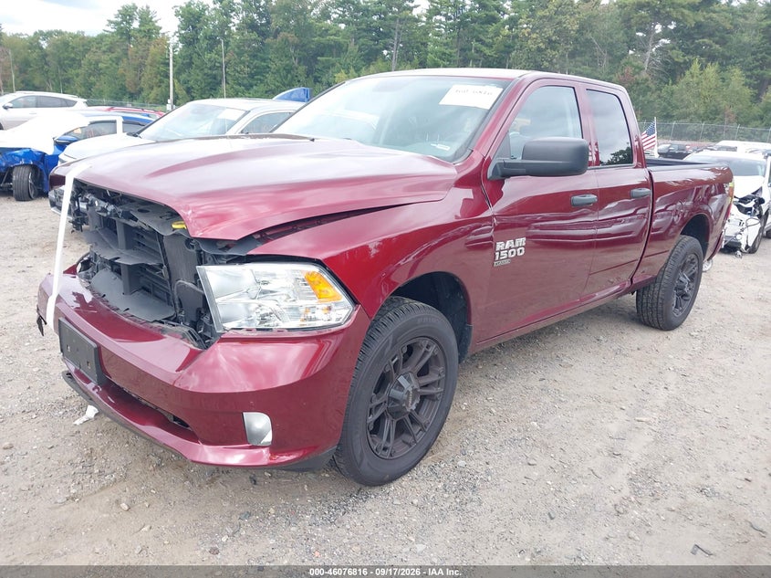 Vin: 1c6rr7fg6ks664246, lot: 46576363, ram 1500 classic express  4x4 6'4 box 20192