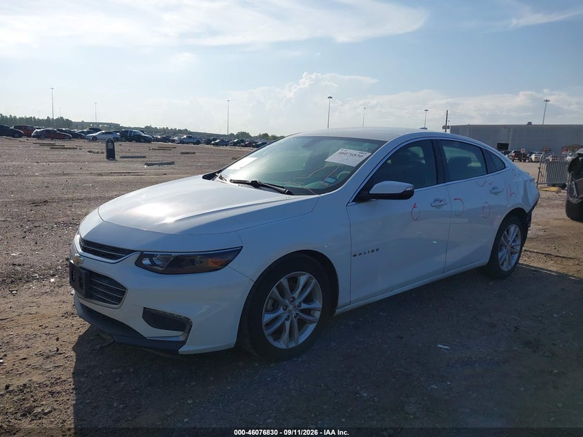 Vin: 1g1ze5st9hf192565, lot: 46576377, chevrolet malibu 1lt 20172