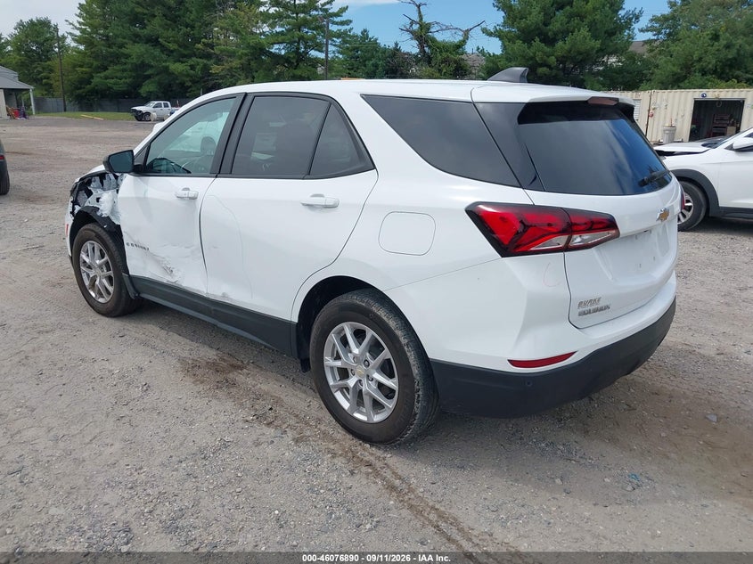 Vin: 3gnaxheg9pl122901, lot: 46576437, chevrolet equinox fwd ls 20233