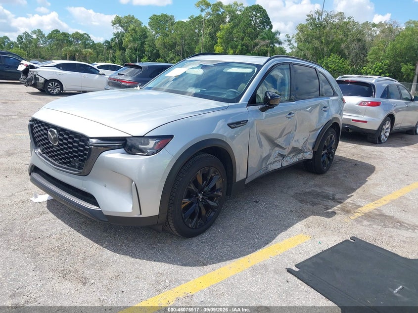 2025 Mazda CX-90, Left Side, IAAI, VIN JM3KKCHA3S1235031 — photo 2