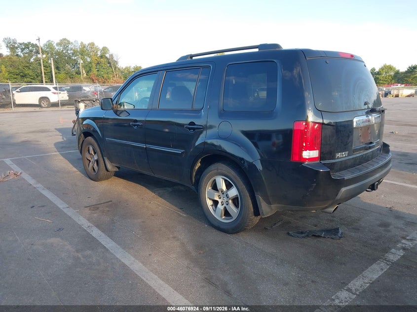 Vin: 5fnyf4h40ab010398, lot: 46576471, honda pilot ex 20103