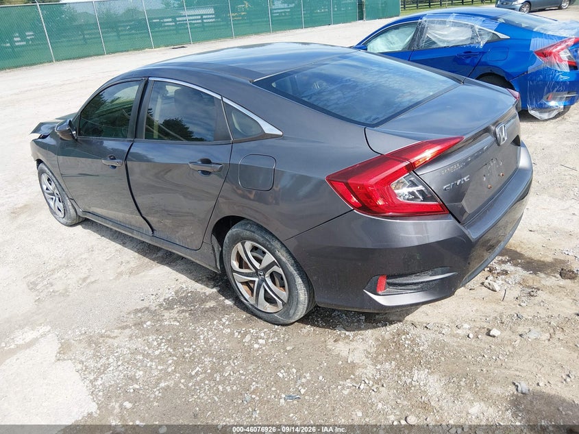 Vin: 19xfc2f56je030225, lot: 46576473, honda civic lx 20183