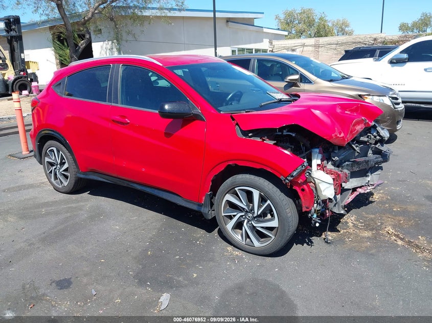 2019 Honda Hr-V Sport, Front, IAAI, VIN 3CZRU5H1XKG714040