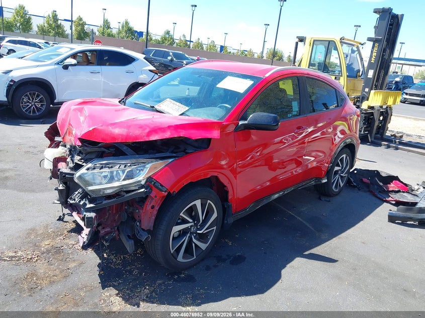2019 Honda Hr-V Sport, Удар спереди, IAAI, VIN 3CZRU5H1XKG714040 — фото 2