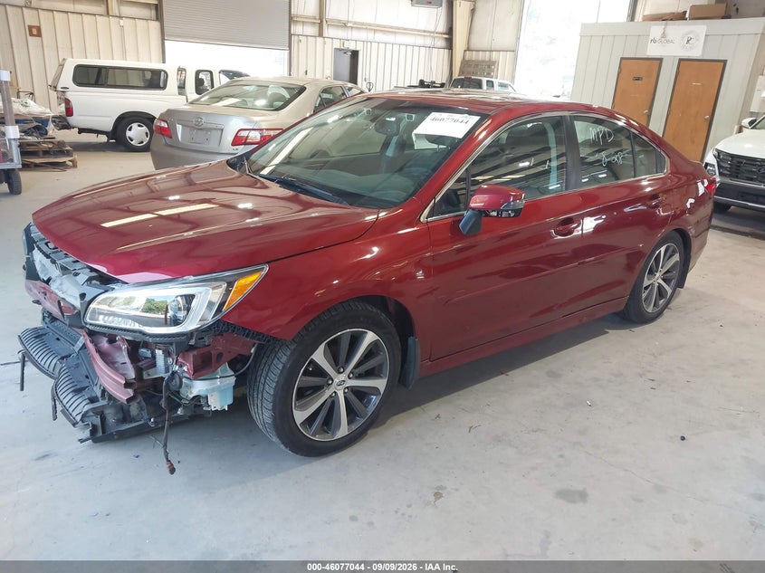 2016 Subaru Legacy, Удар спереди, IAAI, VIN 4S3BNBN68G3028480 — фото 2