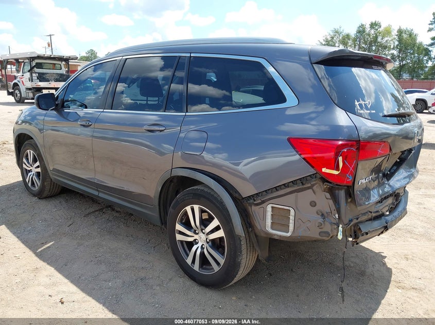 Vin: 5fnyf5h51hb031320, lot: 46576600, honda pilot ex-l 20173
