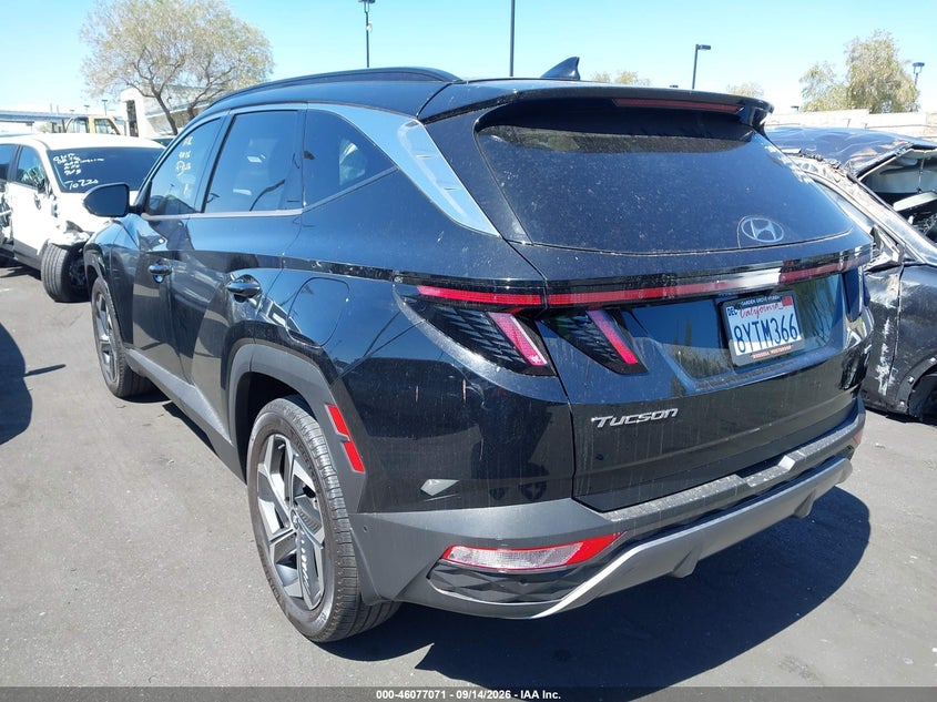 Vin: 5nmjecae2nh061858, lot: 46576618, hyundai tucson limited 20223